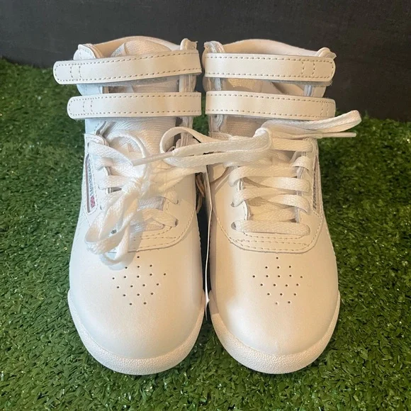 High Top Toddler White Reebok Casual Shoes Reebok Freestyle Hi